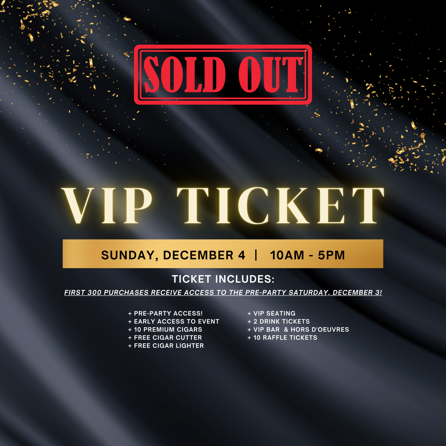 VIP Ticket - With Pre-Party Access